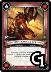 Bloodmaster, Herald of Khorne - Foil